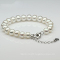 Simple Design 8-9mm AAA Button Round Freshwater New Design Pearl Bracelet